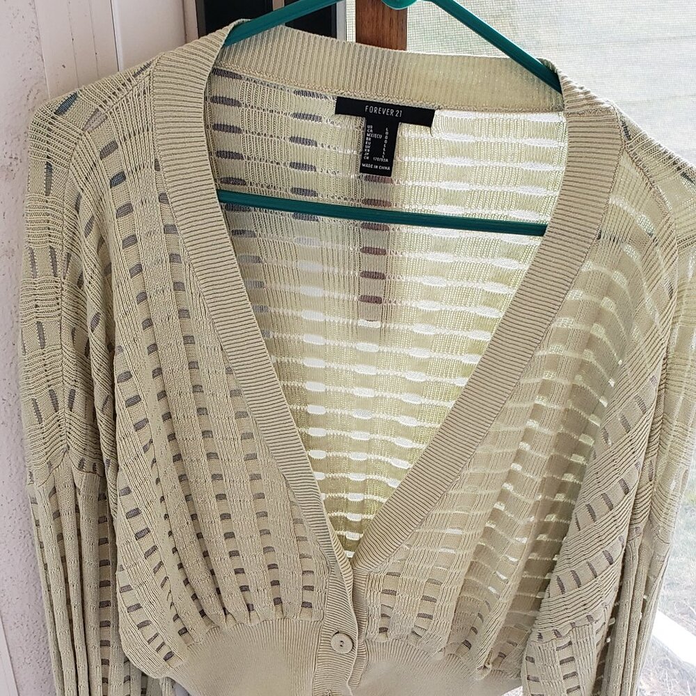 Green Drop Sleeve Top